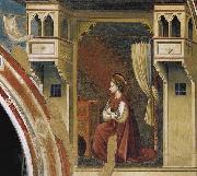 GIOTTO di Bondone The Virgin Receiving the Message oil painting artist